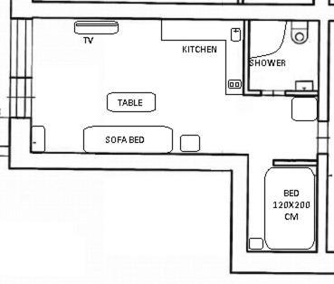 Elite Flats One Bedroom Утена Экстерьер фото